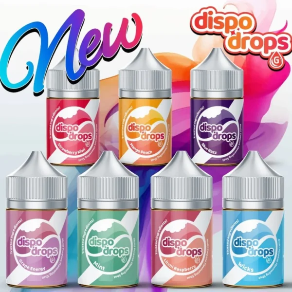 G Drops - 30MG Dispo Drops - Nic Combo (60ml) - Image 1