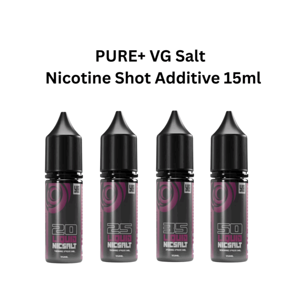 Pure+ VG Salt Nic Shot (15ml) - Image 1