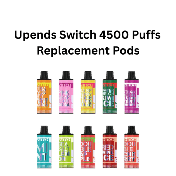 Upends - Switch Replacement Pod 4500 Puffs 5% (each) - Image 1