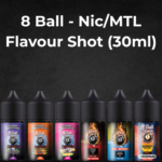 8 Ball – Nic/MTL Flavour Shot (30ml)