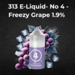 Airscream - AirsPops - 313 E-Liquid- No 4 - Freezy Grape 1.9% (30ml)
