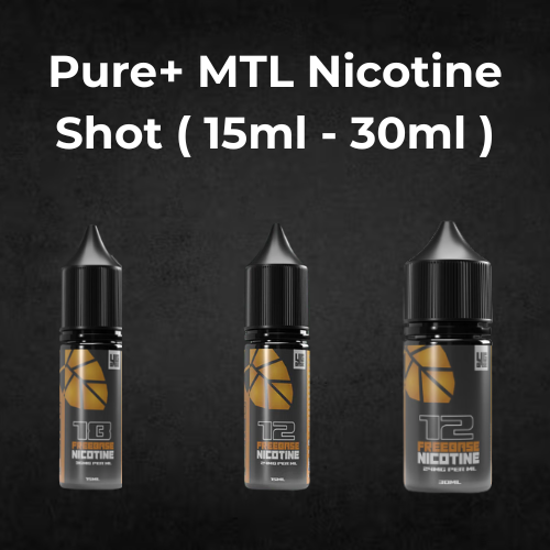 Pure+ MTL Nicotine Shot ( 15ml - 30ml ) (1) Pure+ MTL Nicotine Shot ( 15ml - 30ml ) - Image 1