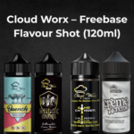 Cloud Worx – Freebase Flavour Shot (120ml)